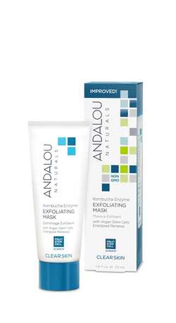 Отшелушивающая маска с энзимами Комбуча, Andalou Naturals