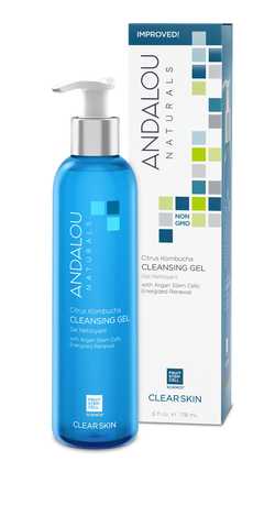 Очищающий гель для умывания «Комбуча и Лимон», Andalou Naturals
