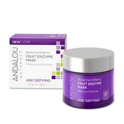 Отшелушивающая фруктовая маска «Биоактив 8 ягод», Andalou Naturals